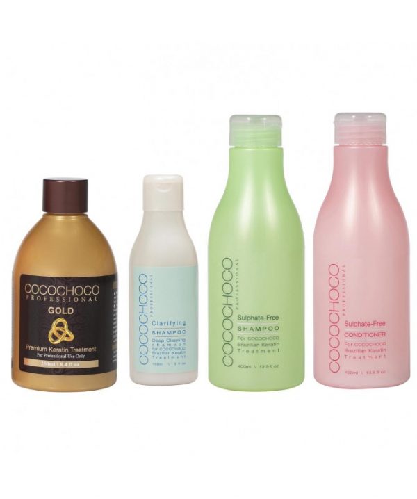 gold-brazilian-keratin-250ml-clarifying-shampoo-150ml-sulphate-free-shampoo-400ml-professional-conditioner-400ml-cocochoco